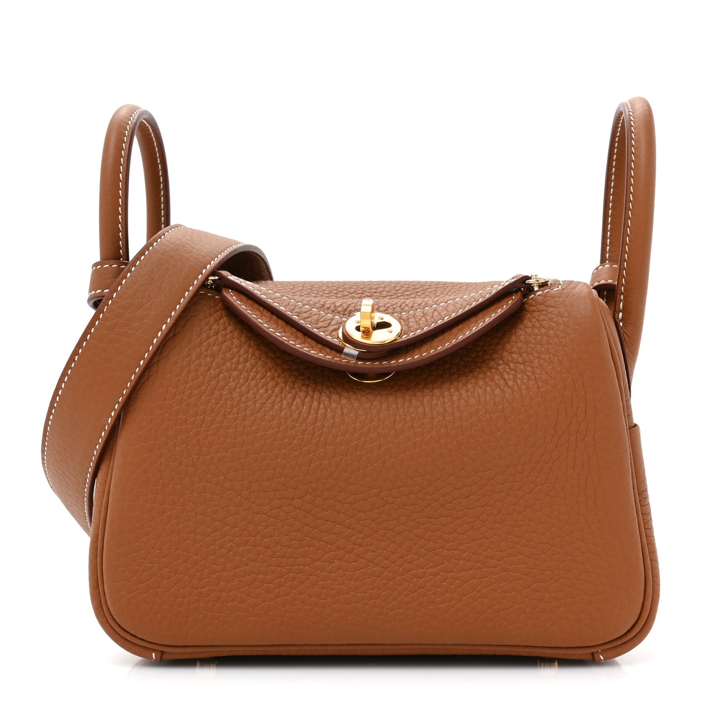 Taurillon Clemence Mini Lindy 20 Gold