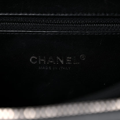 Chanel Lambskin Quilted Medium CC Filigree Vanity Case Black 6 of 22