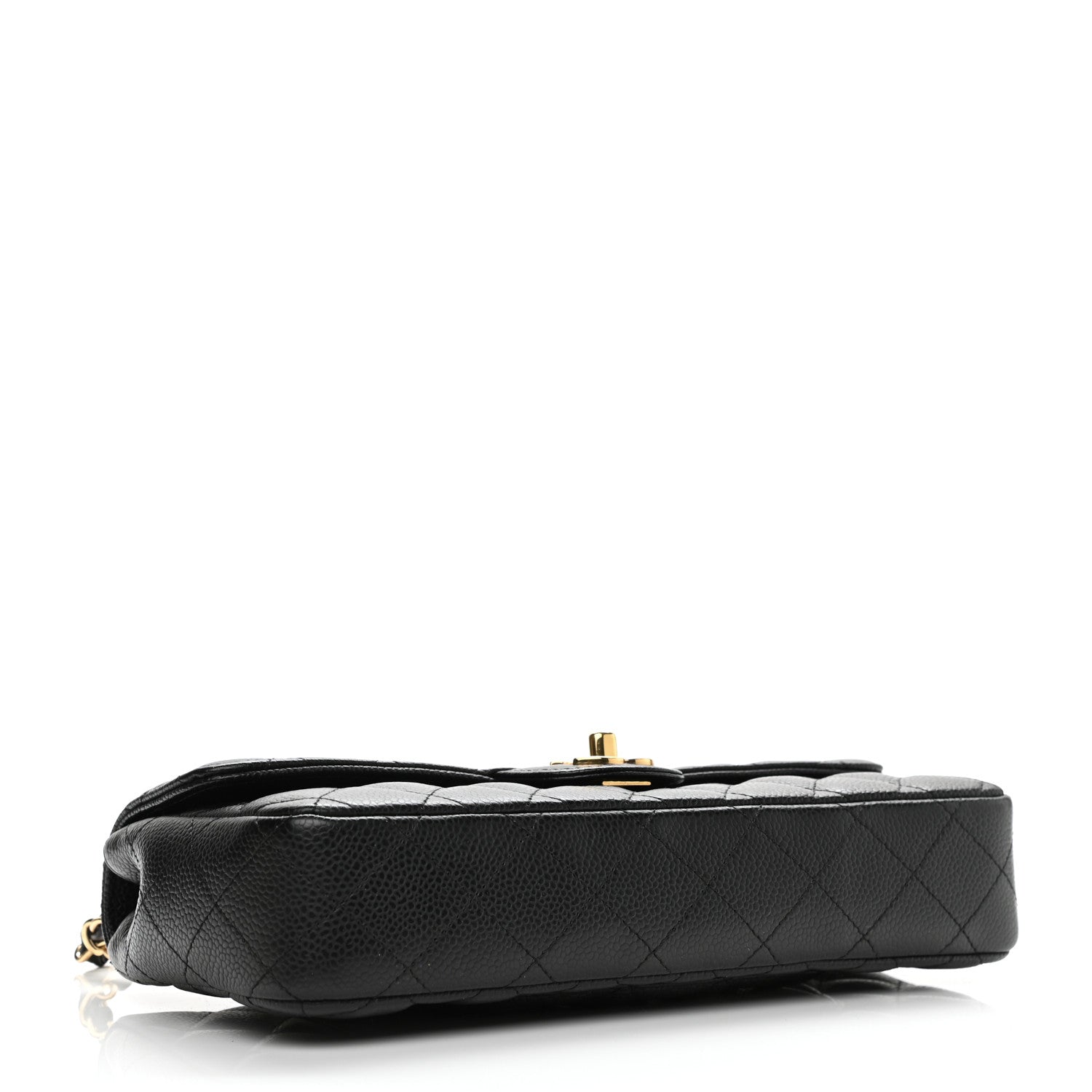 Chanel Caviar Quilted East West Flap Black 4 of 10