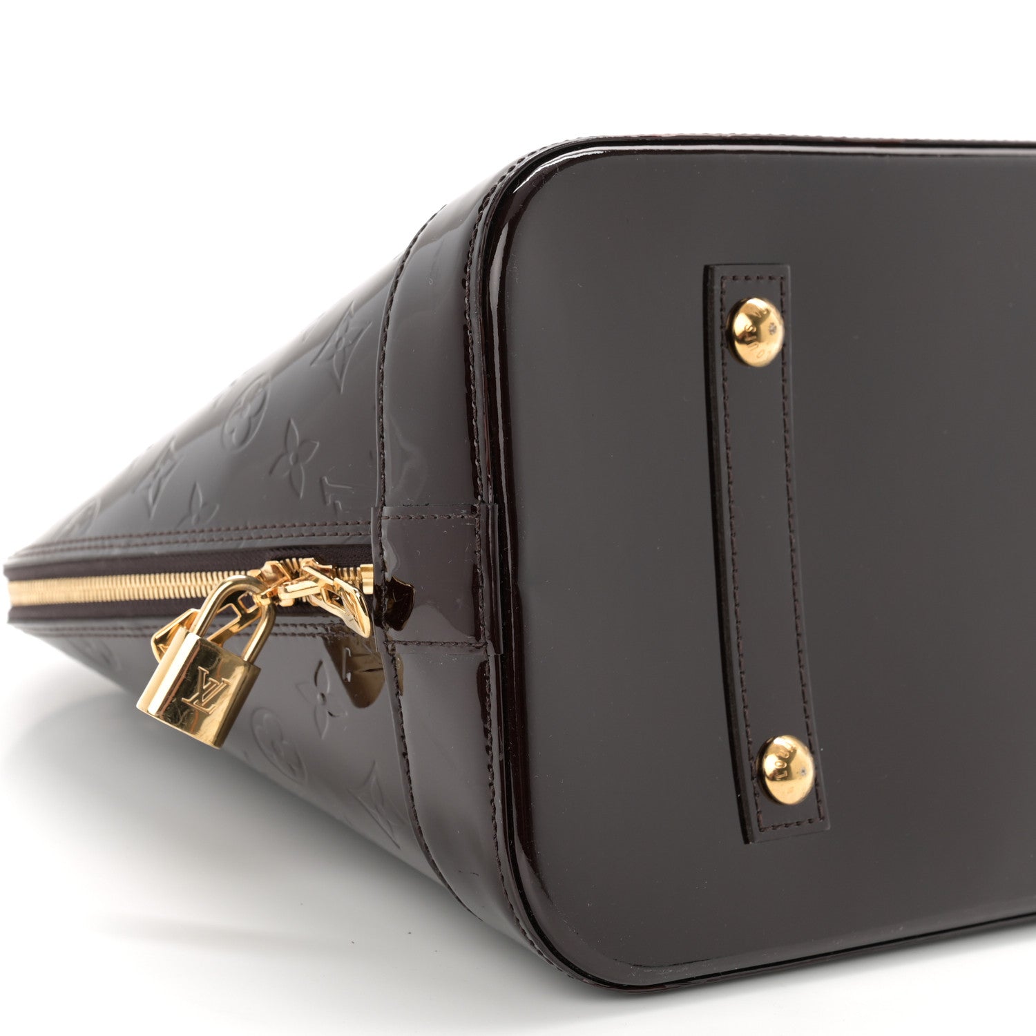 Louis Vuitton Vernis Alma MM Amarante 9 of 11