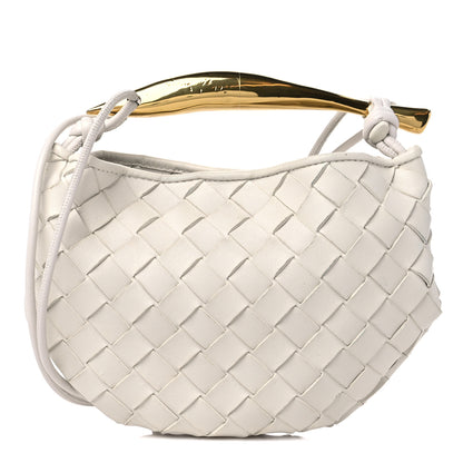 Bottega Veneta Nappa Intrecciato Mini Sardine Bag Chalk 1 of 9
