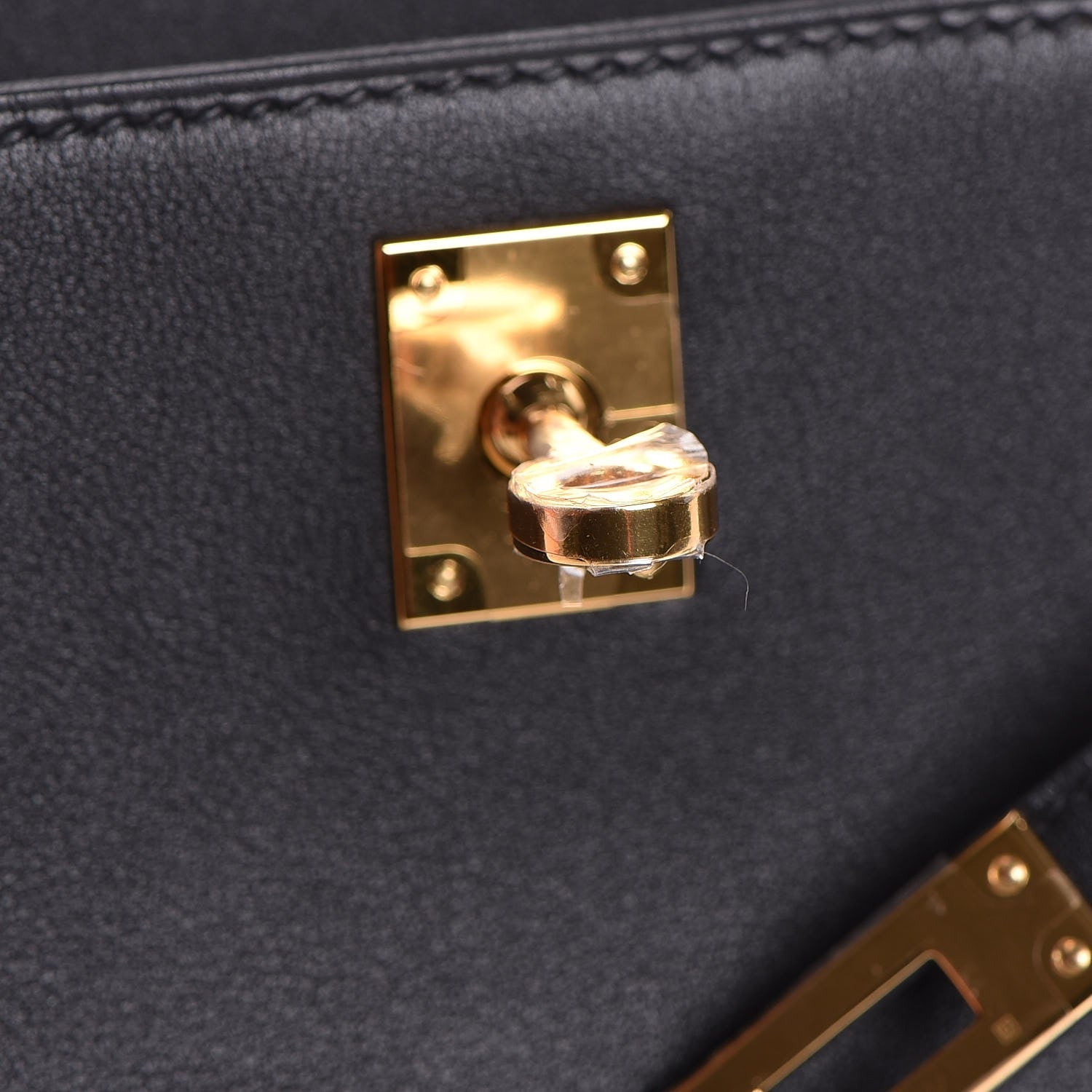 Hermes Swift Kelly Pochette Clutch Black 19 of 24