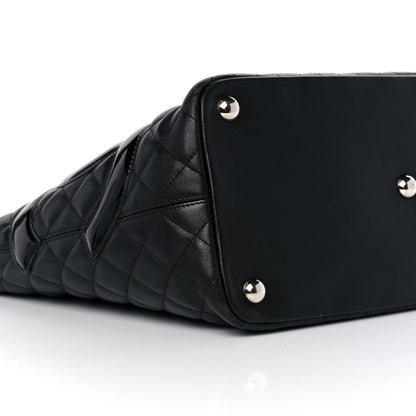 Chanel Calfskin Quilted Large Cambon Tote Black 8 of 11