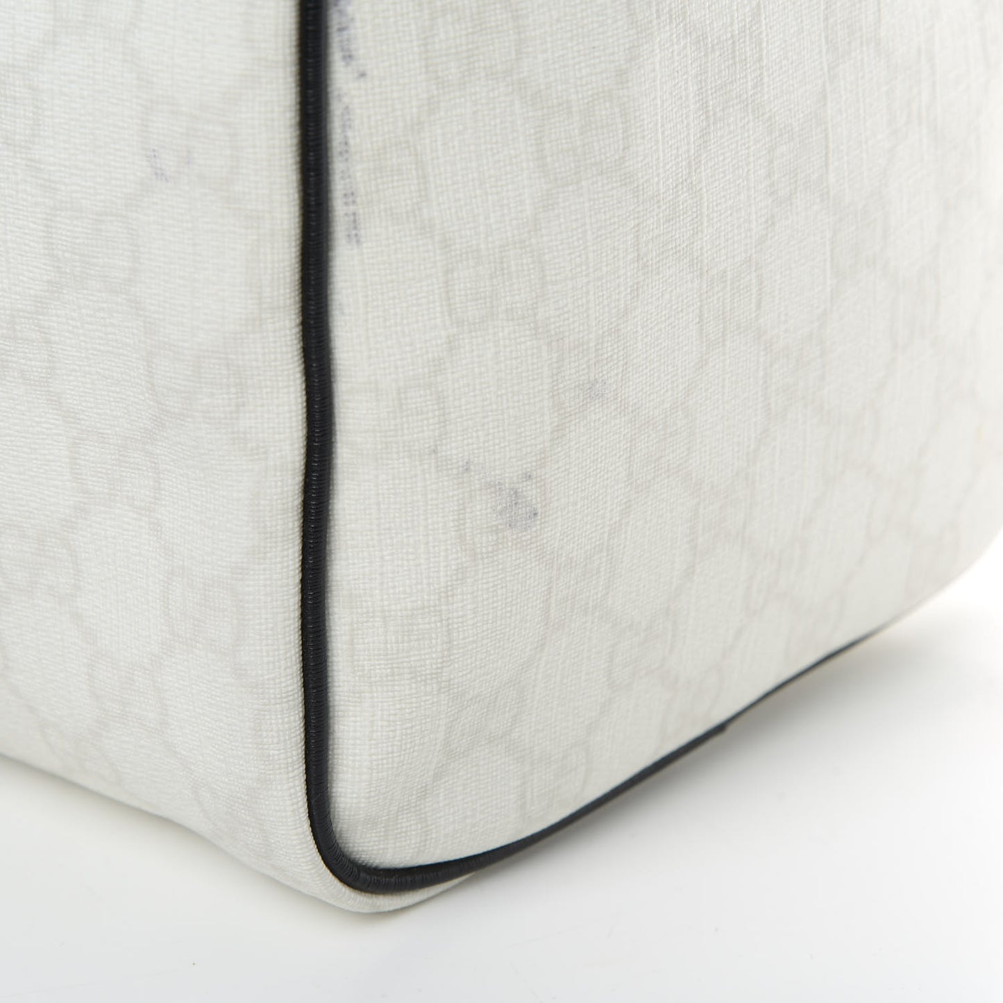 GG Plus Monogram Medium Joy Boston White Black