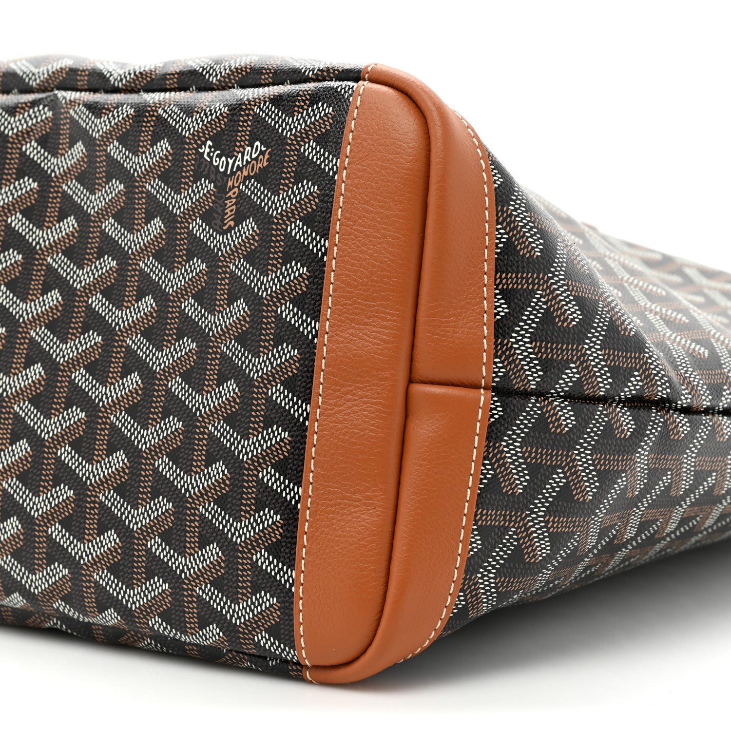 Goyard Goyardine Artois MM Black Gold 7 of 8