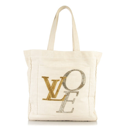 Louis Vuitton Canvas Sequin Thats Love LVOE Tote MM 1 of 7