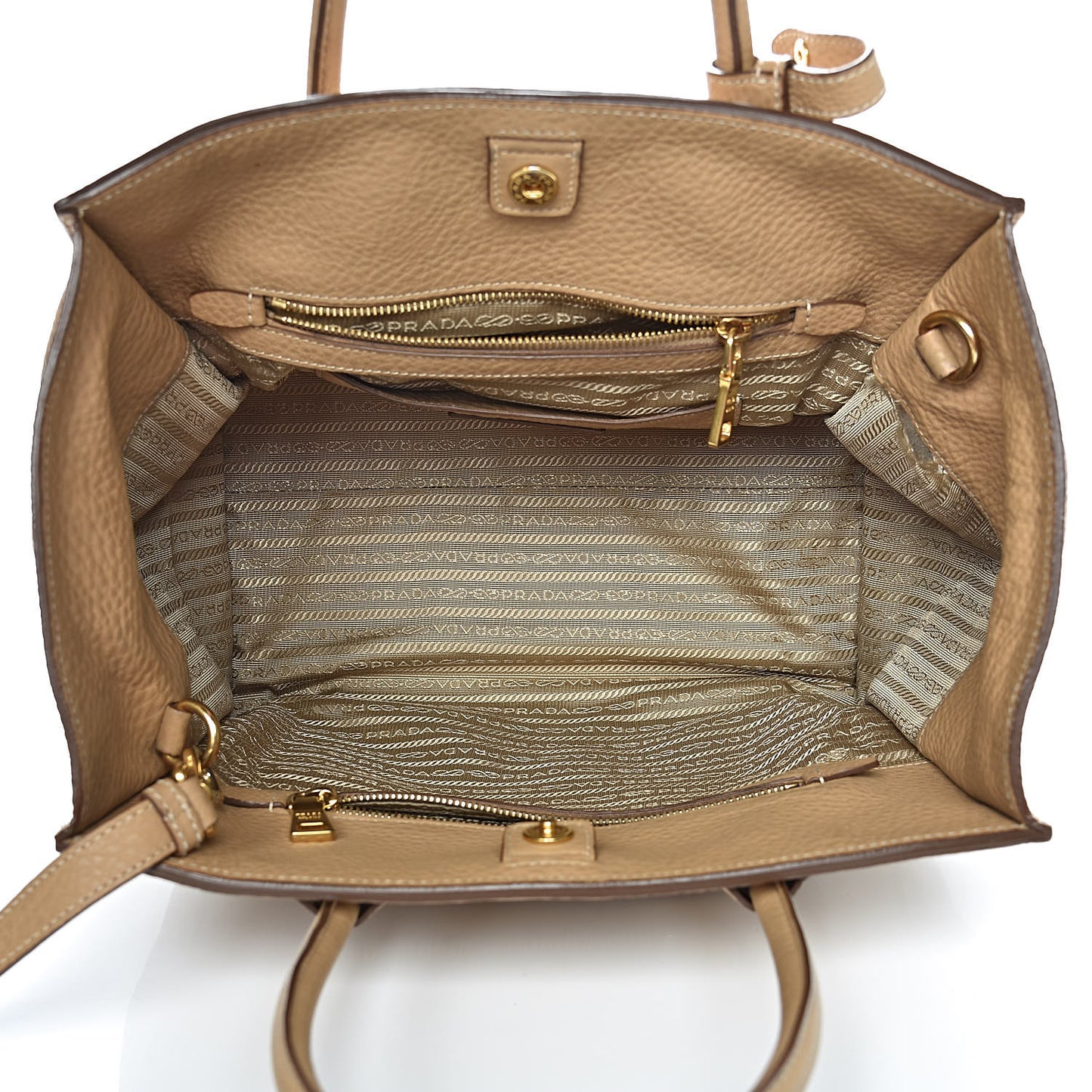 Vitello Daino Shopping Tote Sughero