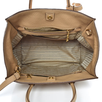 Prada Vitello Daino Shopping Tote Sughero 5 of 27
