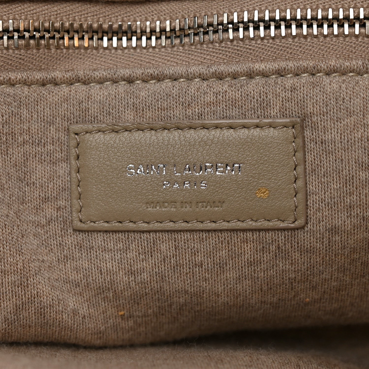 Saint Laurent Jersey Wide Puffer Tote Chalk Beige 6 of 10