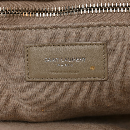 Saint Laurent Jersey Wide Puffer Tote Chalk Beige 6 of 10