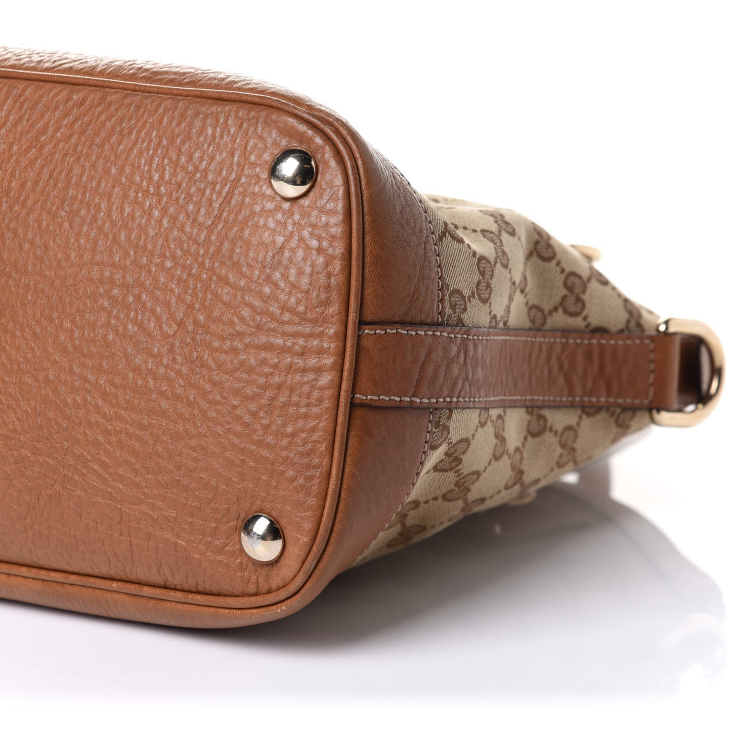 Monogram Medium Top Handle Bag Brown
