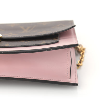 Louis Vuitton Monogram Flore Chain Wallet Rose Ballerine 11 of 11