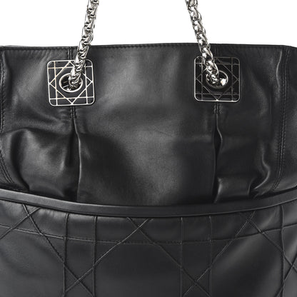 Christian Dior Lambskin Cannage Dior So Dior Tote Black 10 of 10