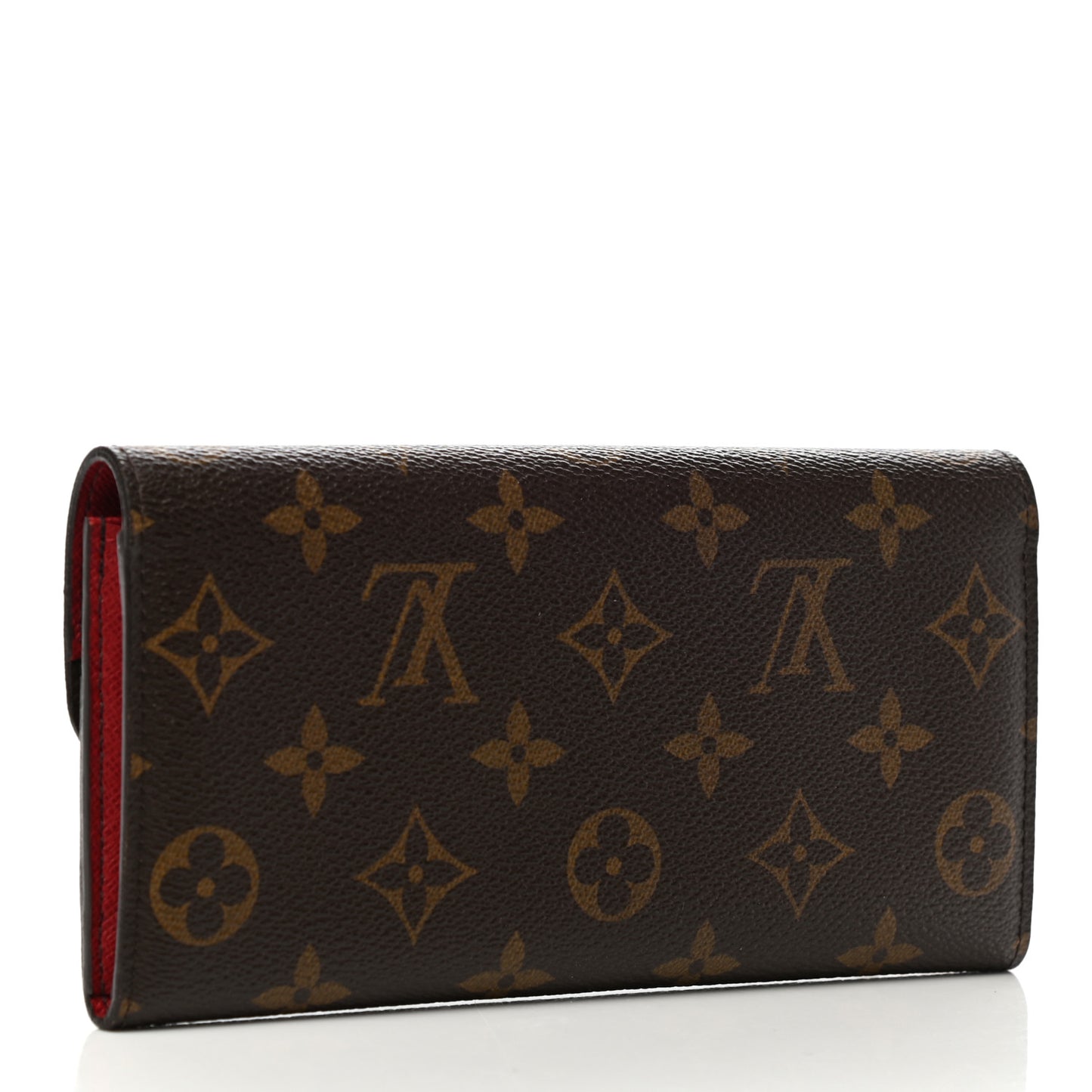 Monogram Emilie Wallet Red