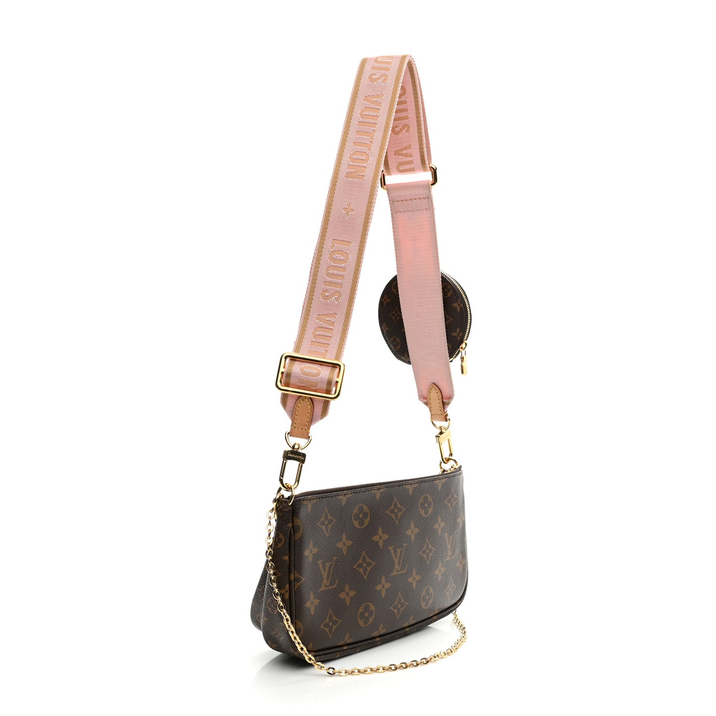 Monogram Multi Pochette Accessories Rose Clair