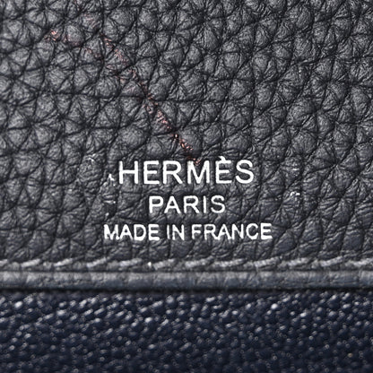 Hermes Togo Kelly Depeches 25 Pouch Black 5 of 9