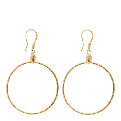 Gucci 18K Yellow Gold Marina Hoop Earrings 3 of 5
