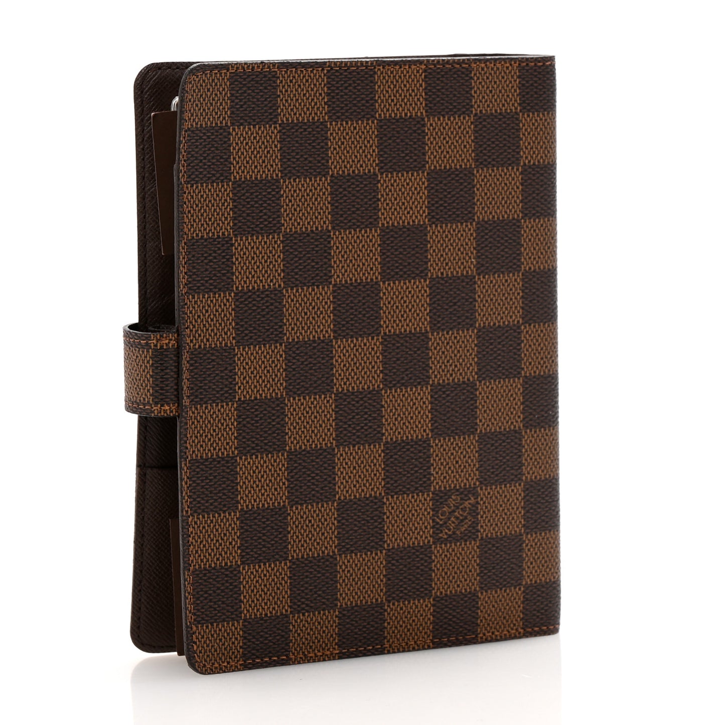 Damier Ebene Medium Ring Agenda Cover