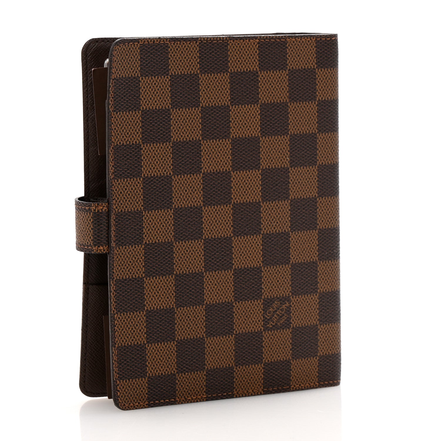 Louis Vuitton Damier Ebene Medium Ring Agenda Cover 3 of 10