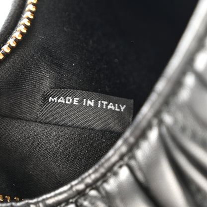 Miu Miu Nappa Matelasse Mini Wander Hobo Black 7 of 10