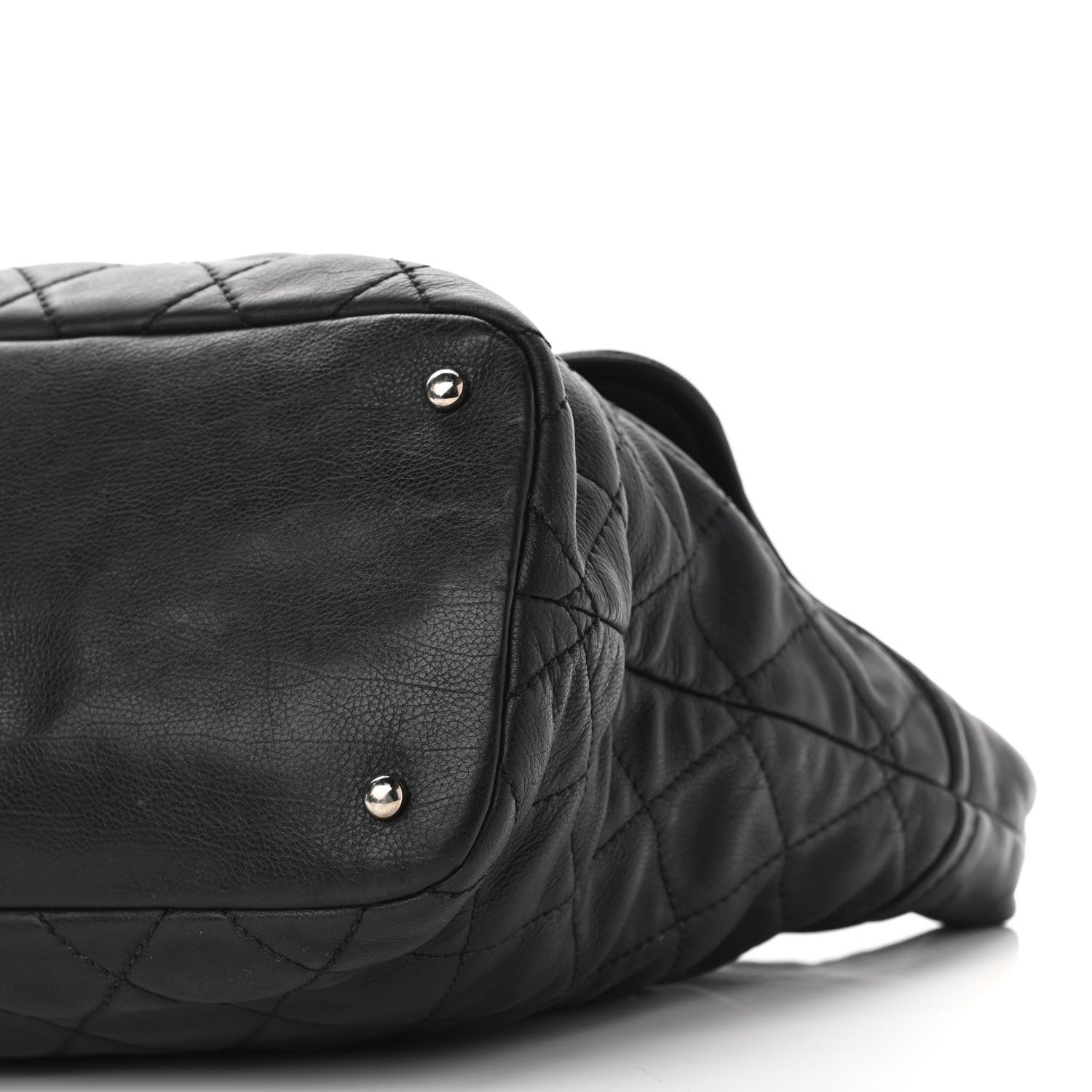 Chanel Calfskin Large Front Flap Tote Black 12 of 14