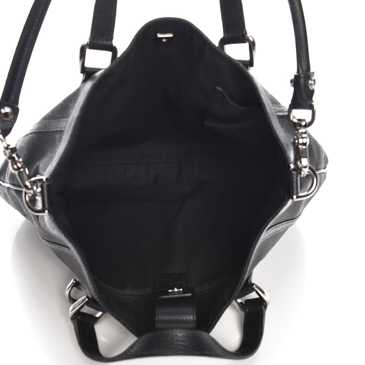 Monogram Medium Abbey Convertible Tote Black