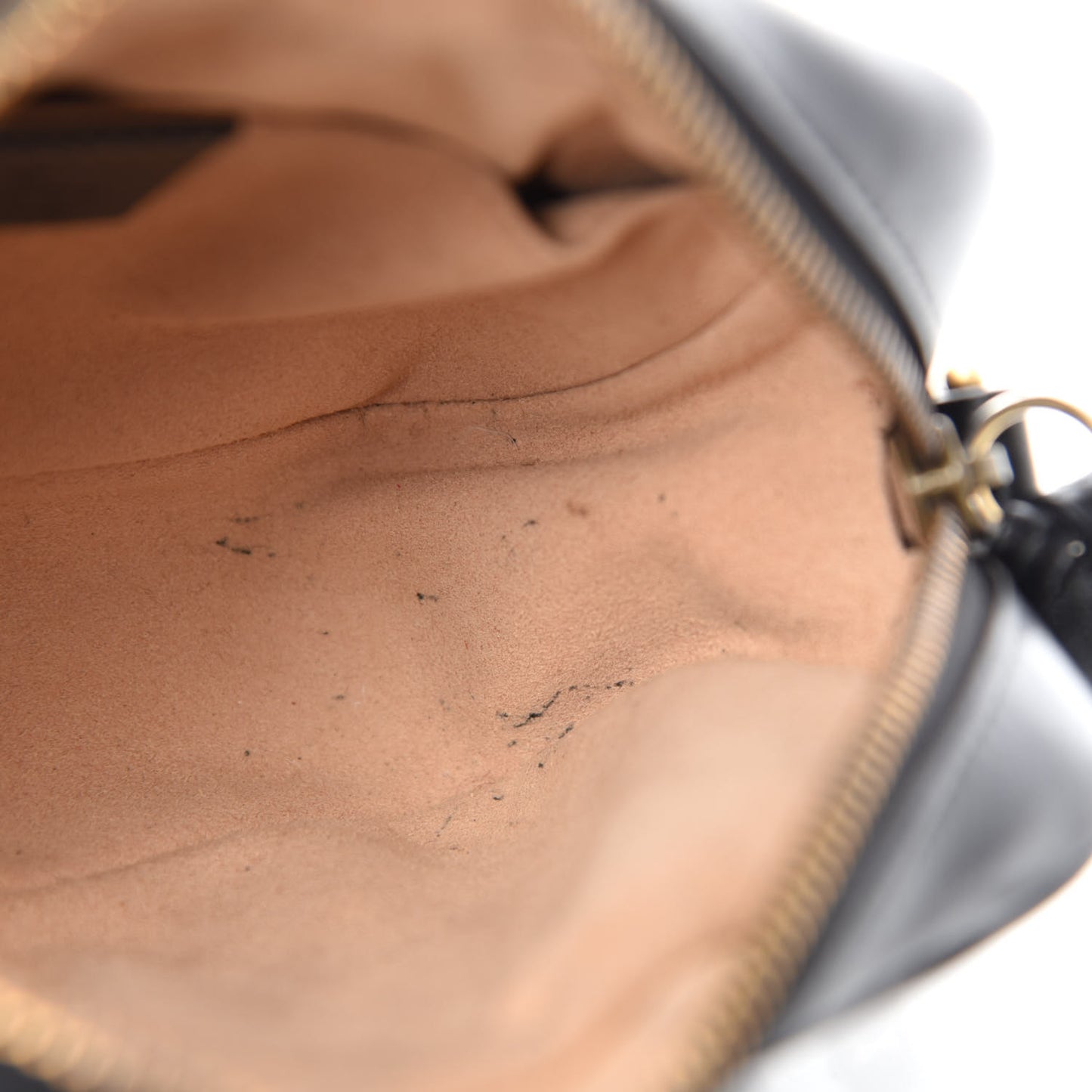Calfskin Matelasse Mini GG Marmont Chain Shoulder Bag Black