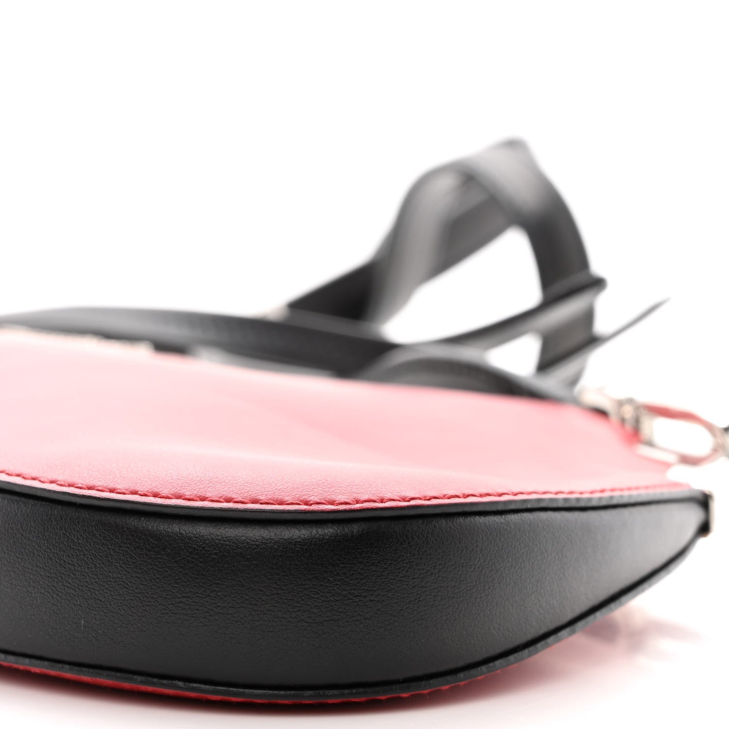 Prada City Calfskin Sidonie Crossbody Bag Rosso Black 10 of 10