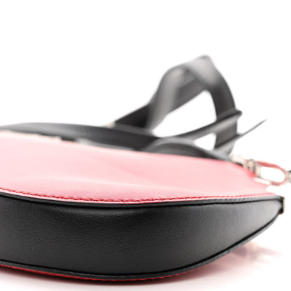 Prada City Calfskin Sidonie Crossbody Bag Rosso Black 10 of 10