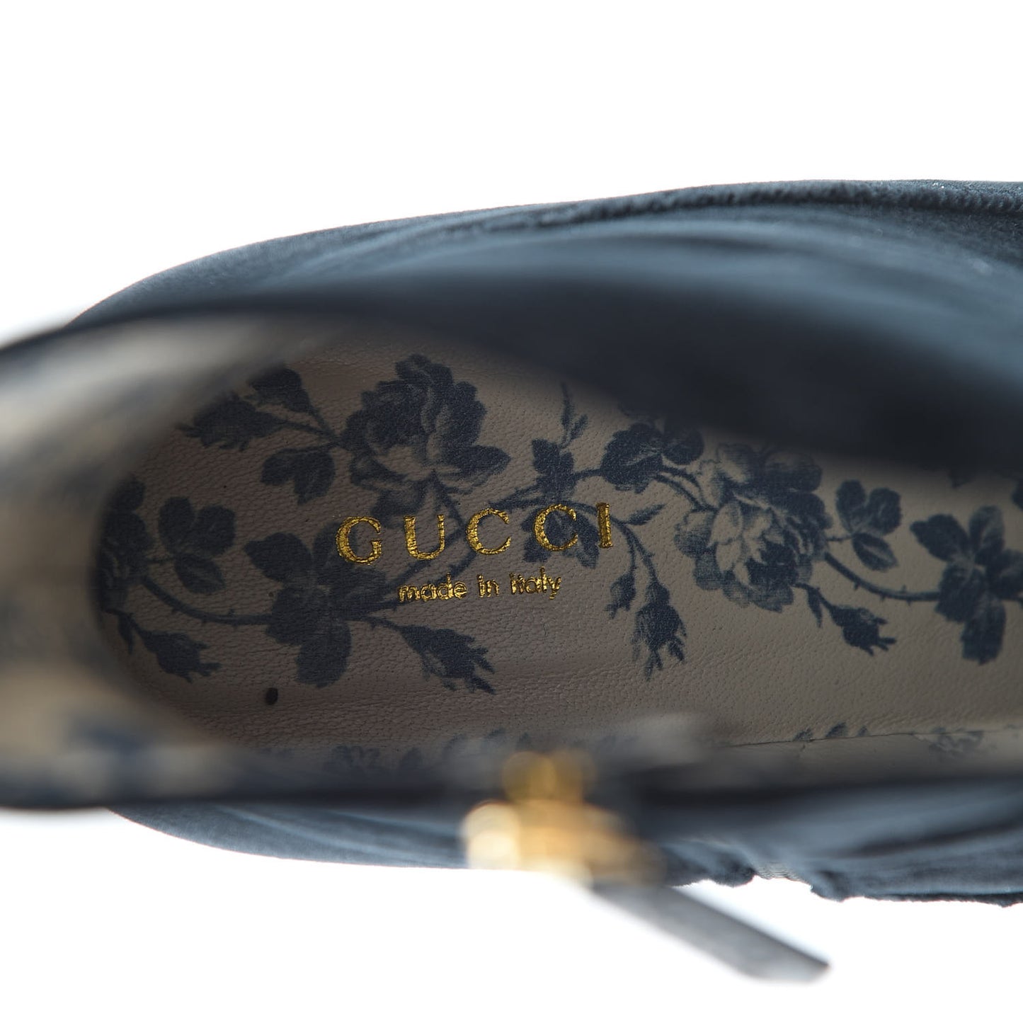 Softy Velvet Malaga Kid GG Victoire 55mm Ankle Boots 38 Black