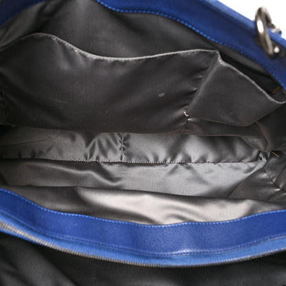 Chanel Caviar Quilted XXL Grand Shopping Tote GST Navy Blue 6 of 13