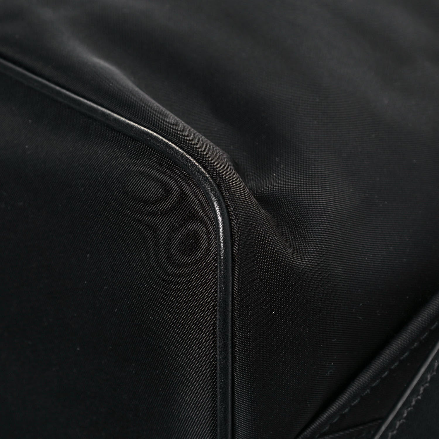Prada Tessuto Nylon Soft Calfskin Backpack Black 10 of 10