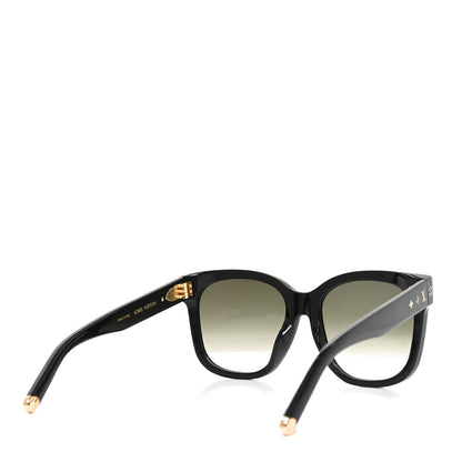 Louis Vuitton Acetate My Monogram Cat Eye Sunglasses Z1729E Black 4 of 7