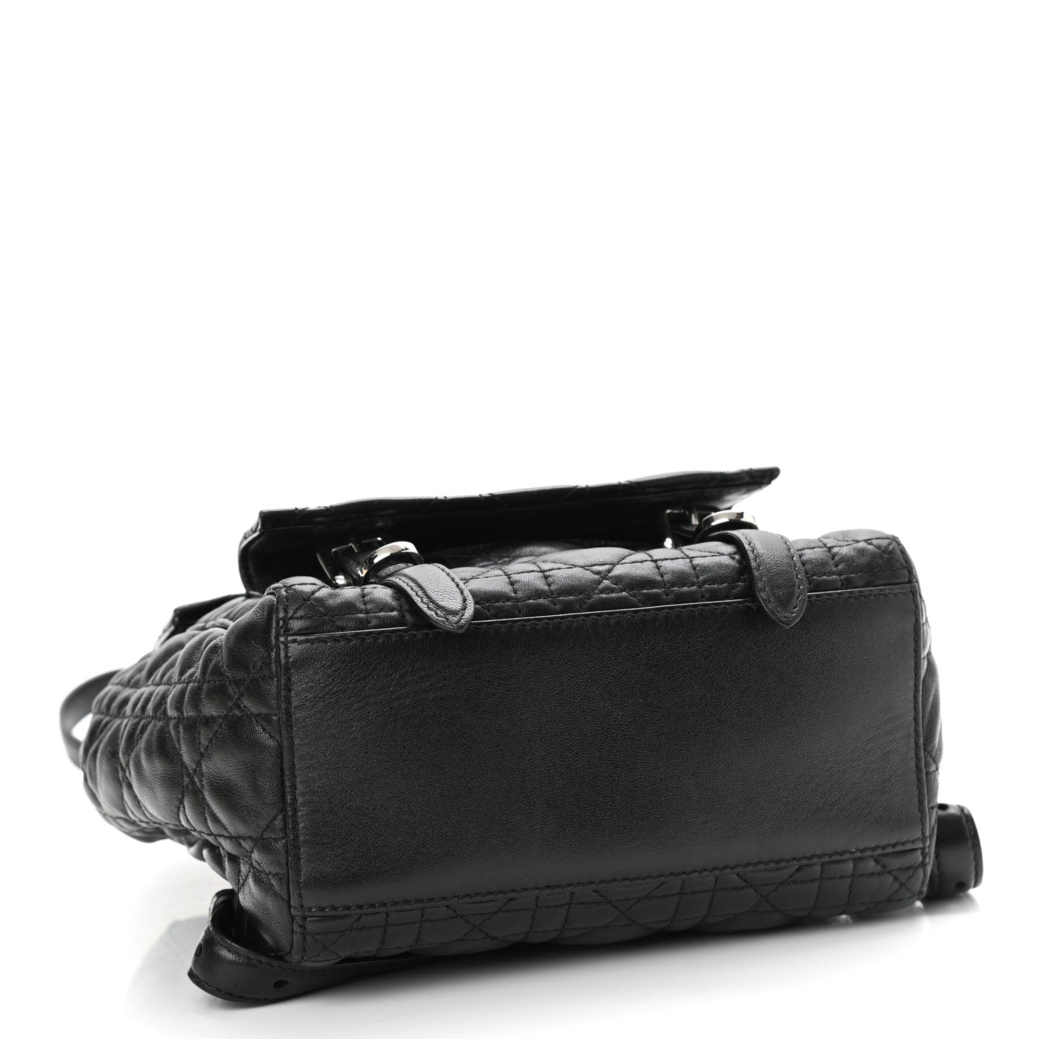Christian Dior Lambskin Cannage Small Stardust Backpack Black 4 of 9
