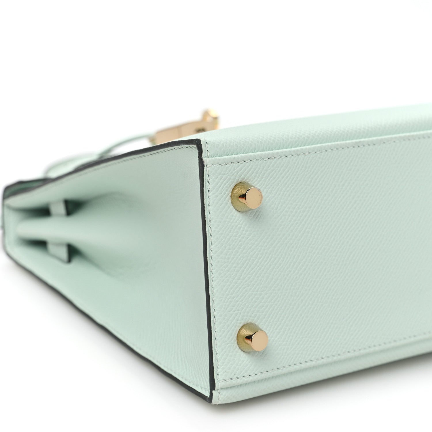 Hermes Epsom Kelly Sellier 25 Vert Peppermint 8 of 10
