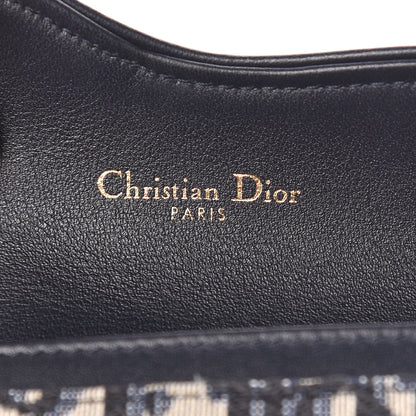 Christian Dior Oblique Saddle Card Holder Blue 6 of 8