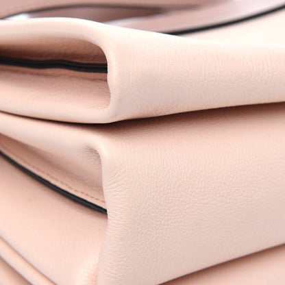 Valentino Garavani Smooth Calfskin Small VRing Crossbody Bag Rose Cannelle Light Ivory Cerise 15 of 23