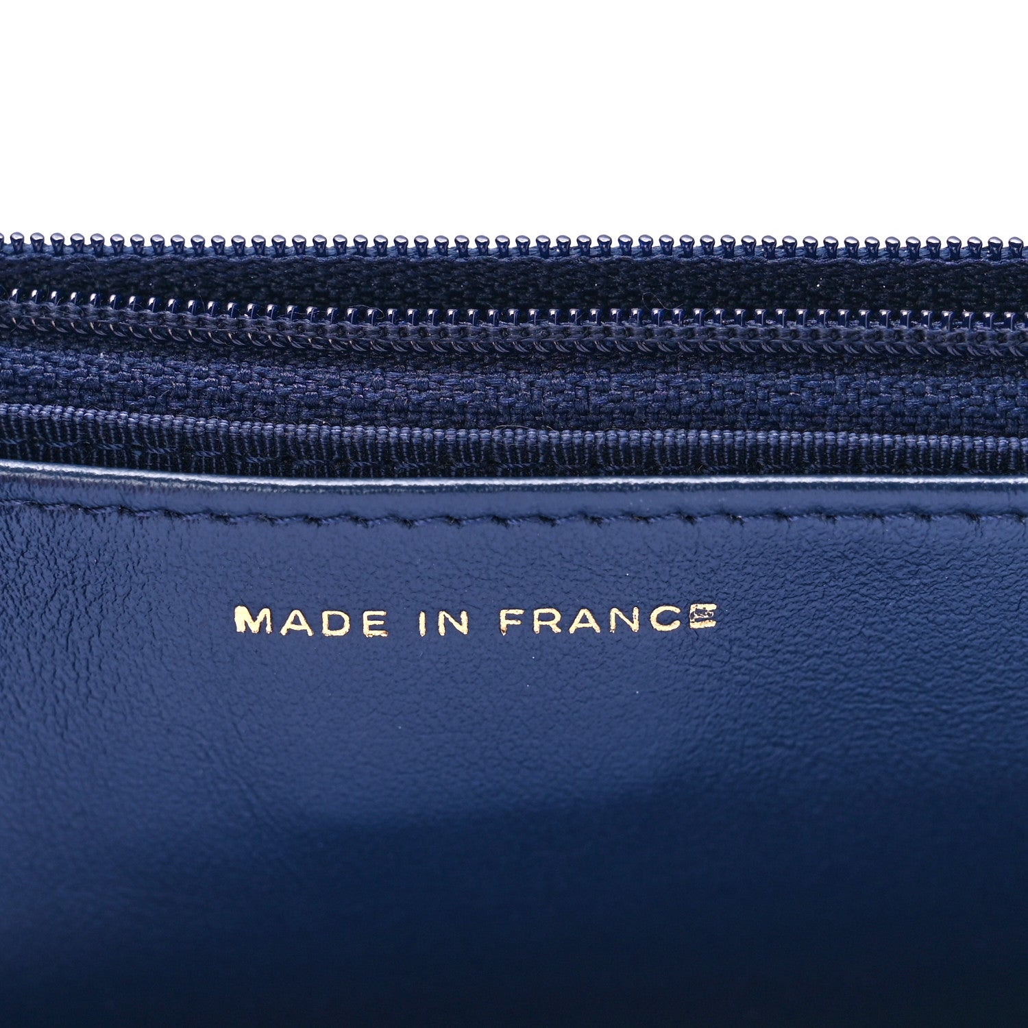 Chanel Iridescent Caviar Quilted Wallet On Chain WOC Blue 7 of 10