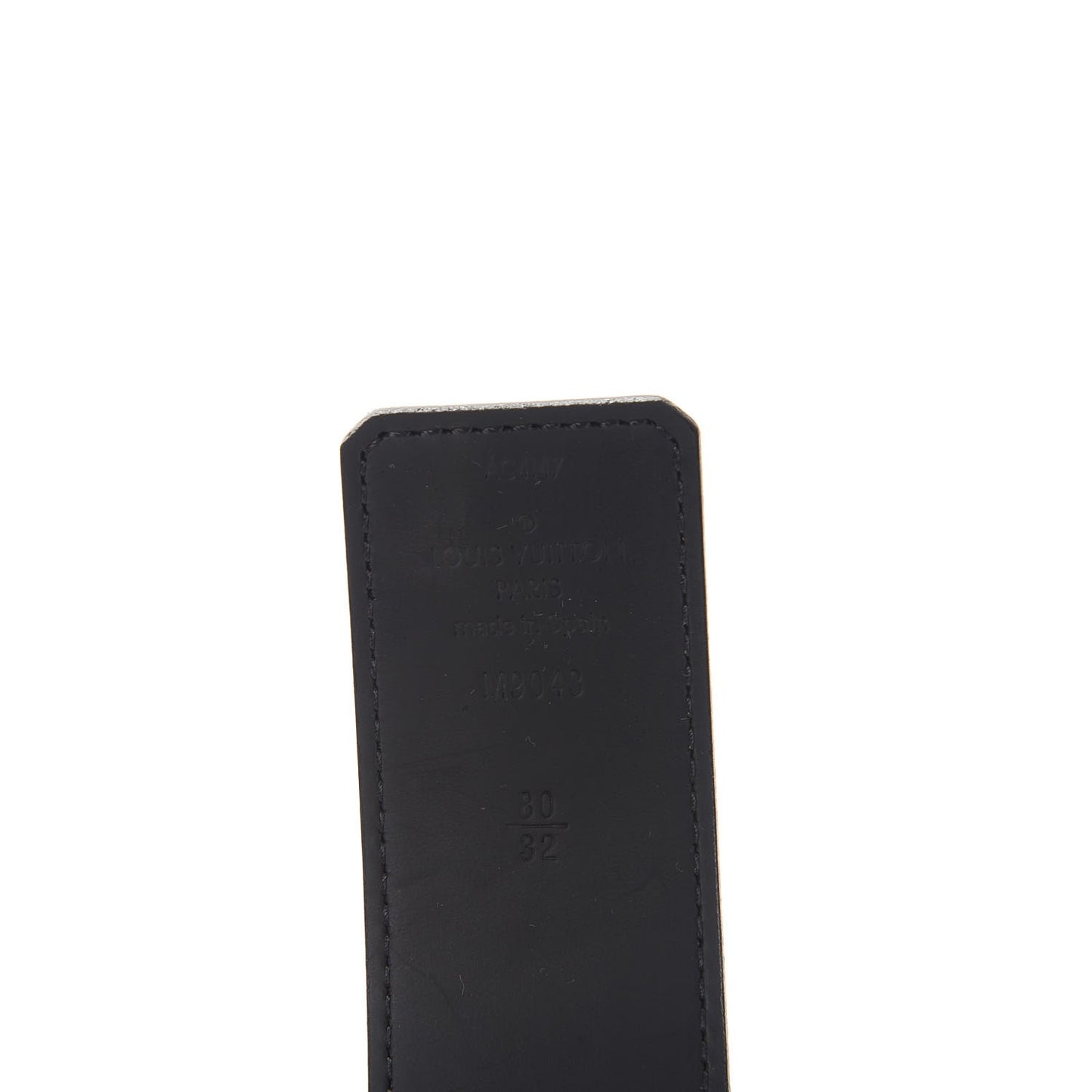 Monogram Eclipse Taigarama 40mm LV Initiales Reversible Belt 80 32 Black