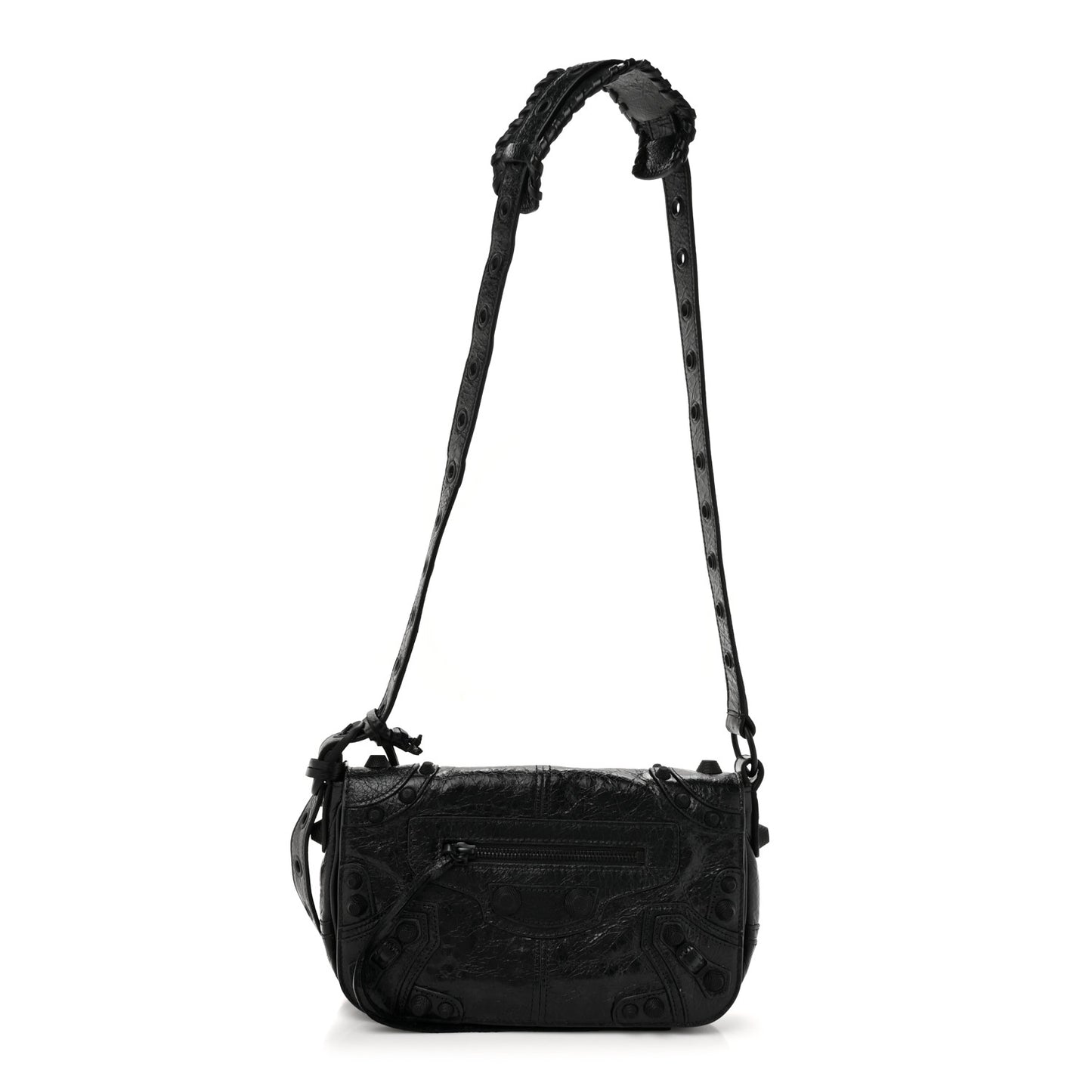 Agneau Arena XS Le Cagole Flap Bag Black