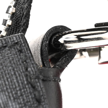 Gucci GG Supreme Monogram Web Small Flat Messenger Bag Black Grey 13 of 13