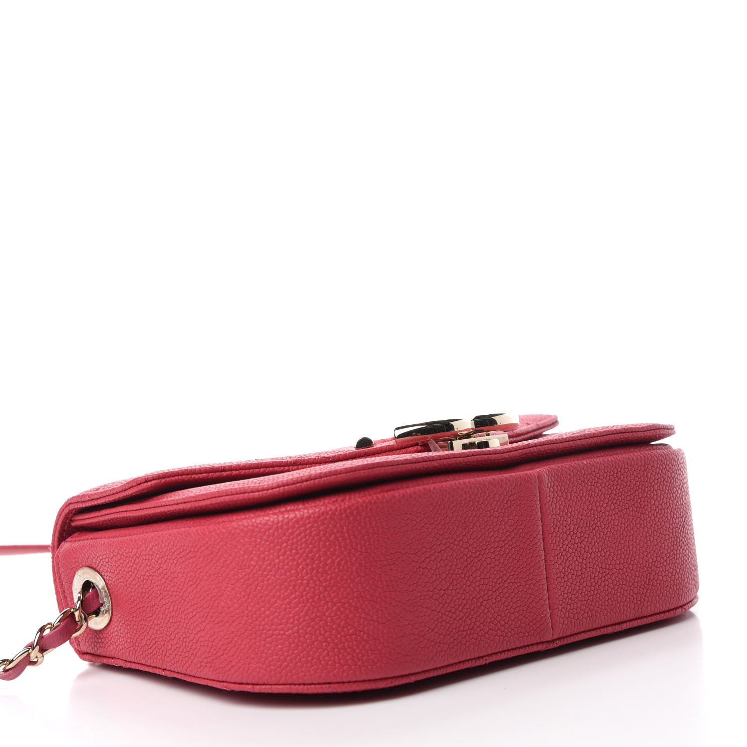 Chanel Grained Calfskin Quilted Small Cuba Top Handle Flap Pink 4 of 11