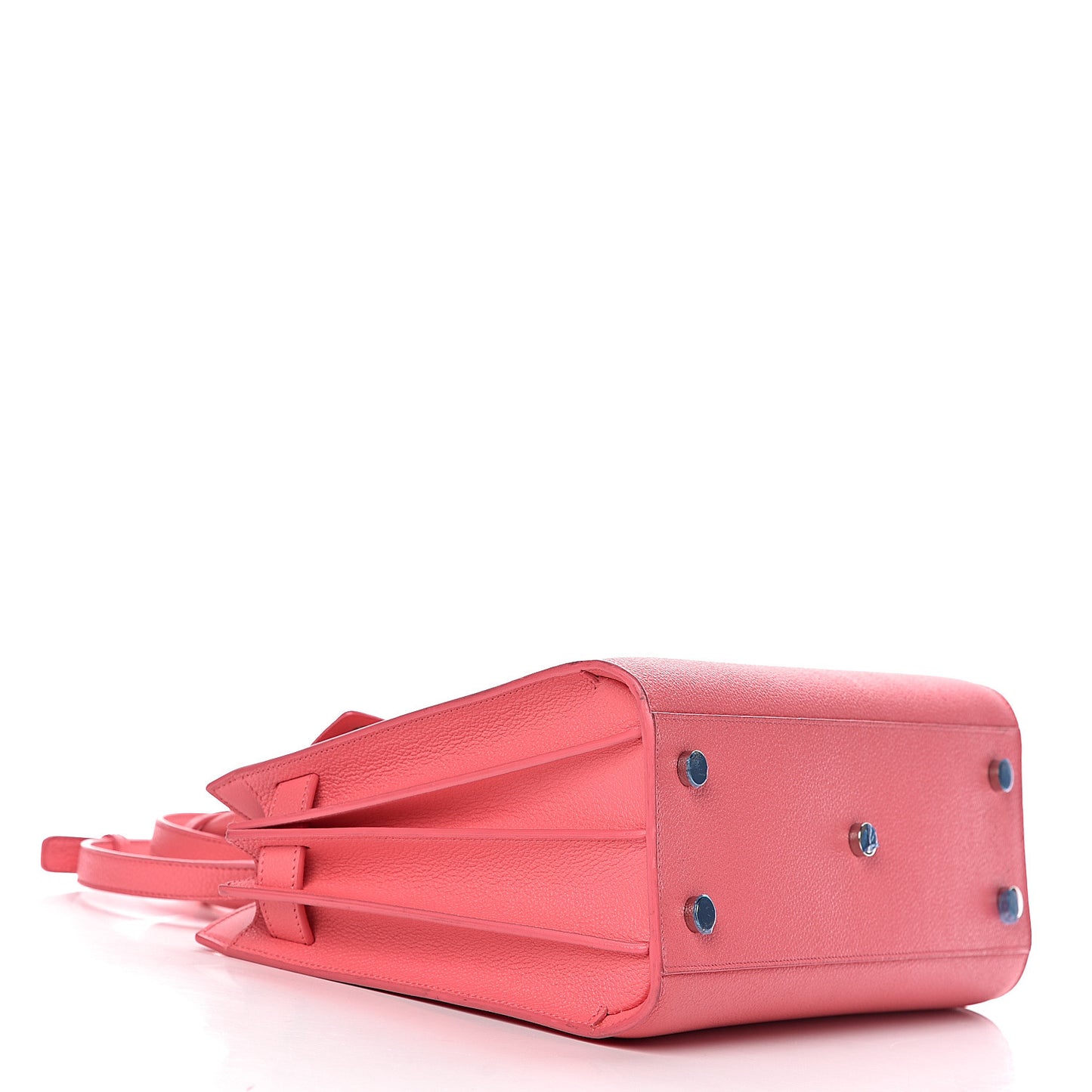 Grained Calfskin Baby Sac De Jour Rose Clair