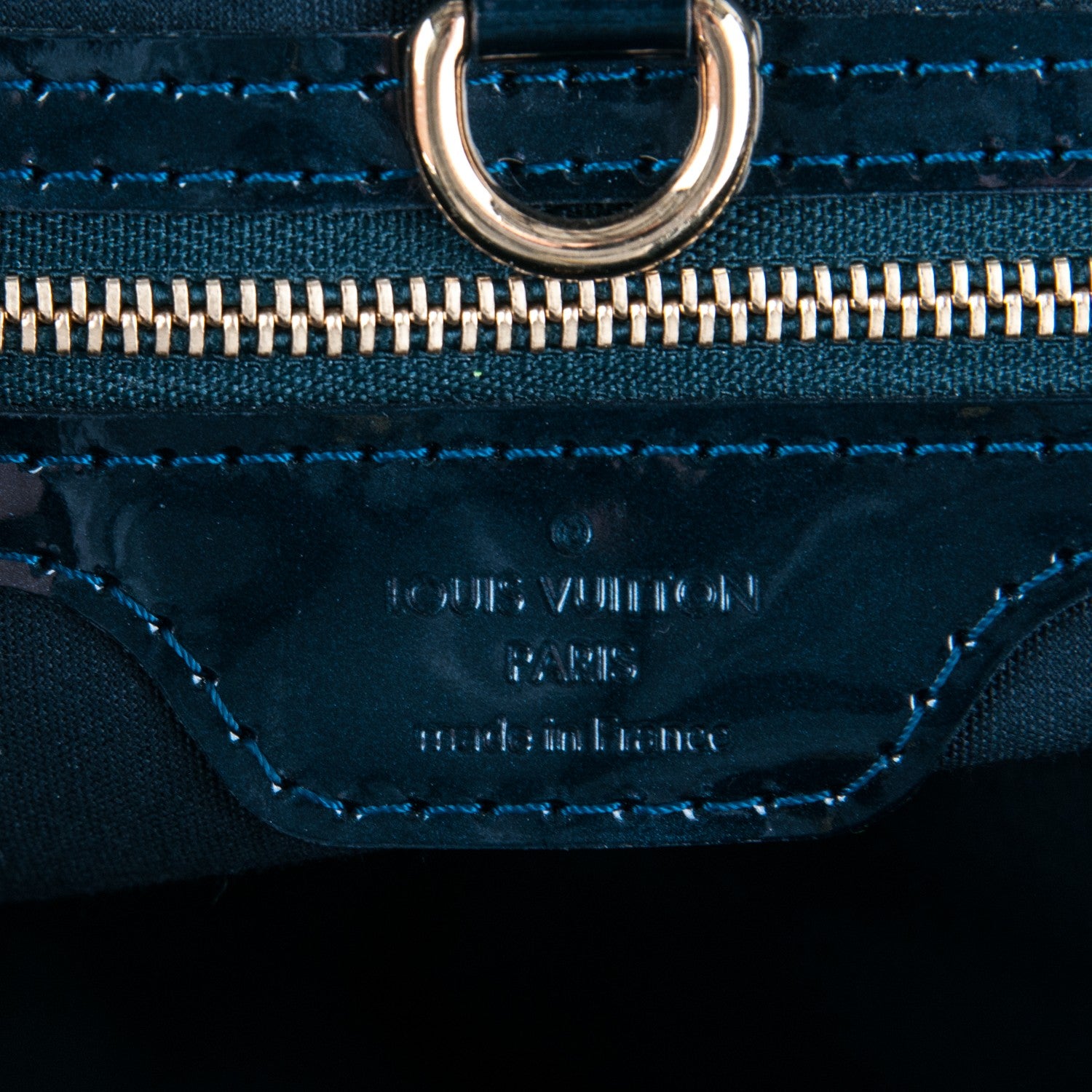Louis Vuitton Vernis Wilshire PM Blue Nuit 6 of 6