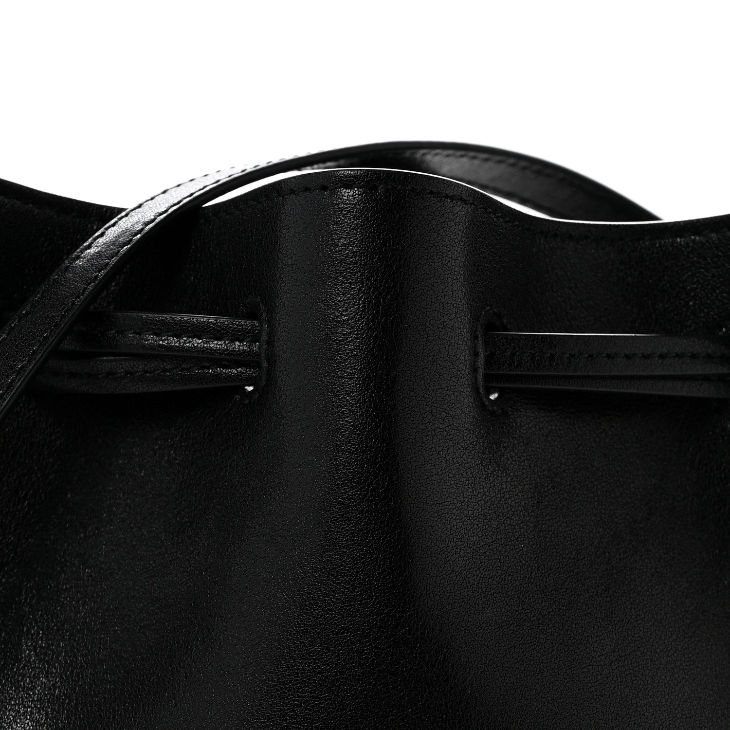 Saint Laurent Calfskin Small Bucket Bag Black 7 of 10