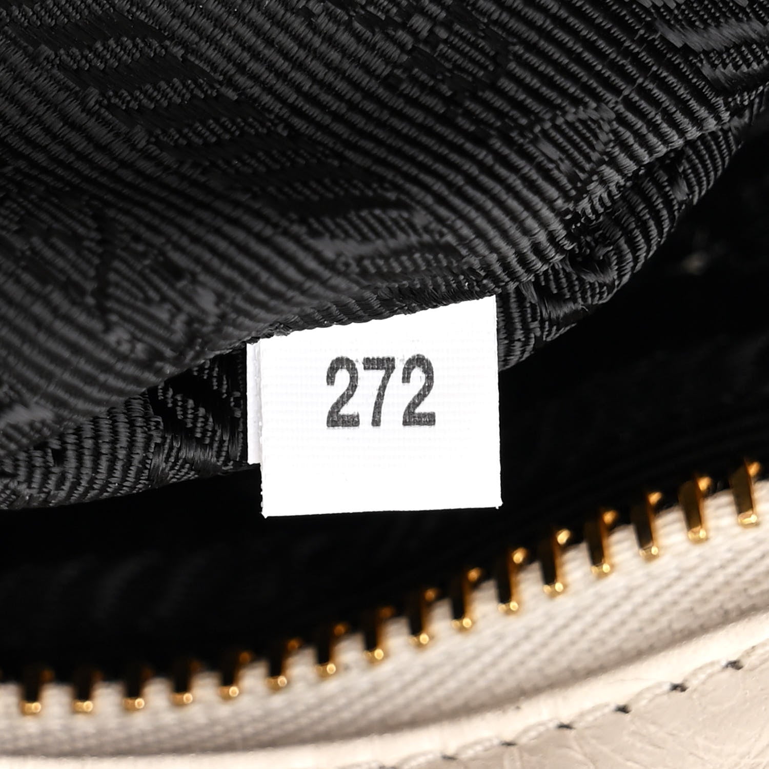 Prada Glossy Calfskin Triangle Medium Bonnie Shoulder Bag White 7 of 10