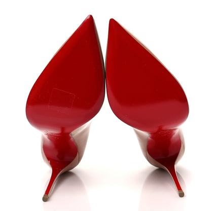 Christian Louboutin Patent Hot Chick 100 Pumps 39 Nude 5 of 7
