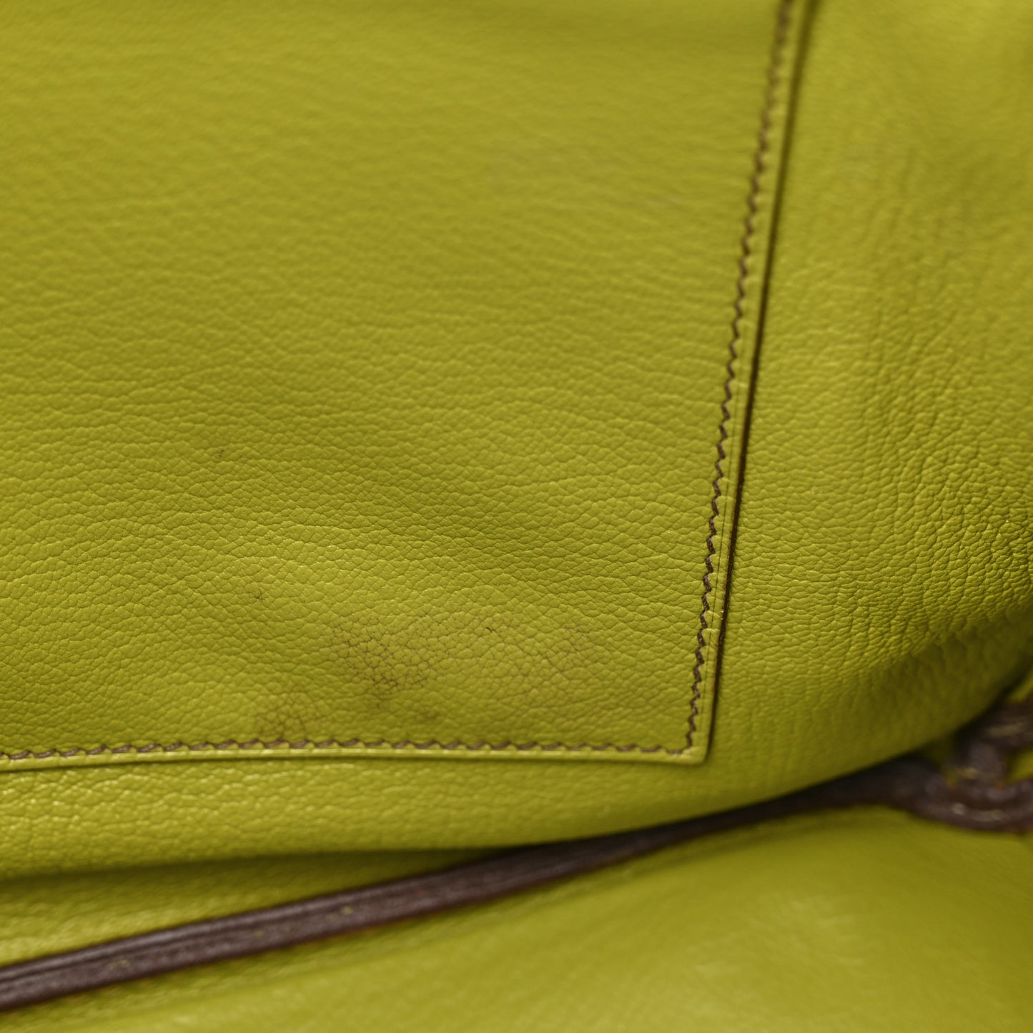 Togo Birkin 35 Vert Anis