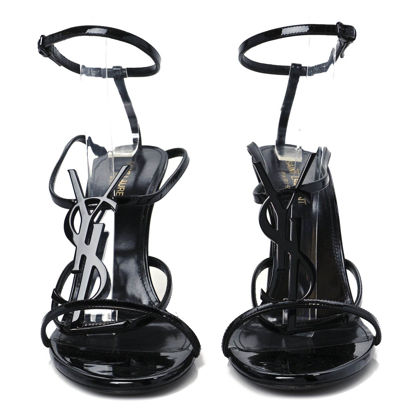 Patent Cassandra 95 Sandals 41.5 Black
