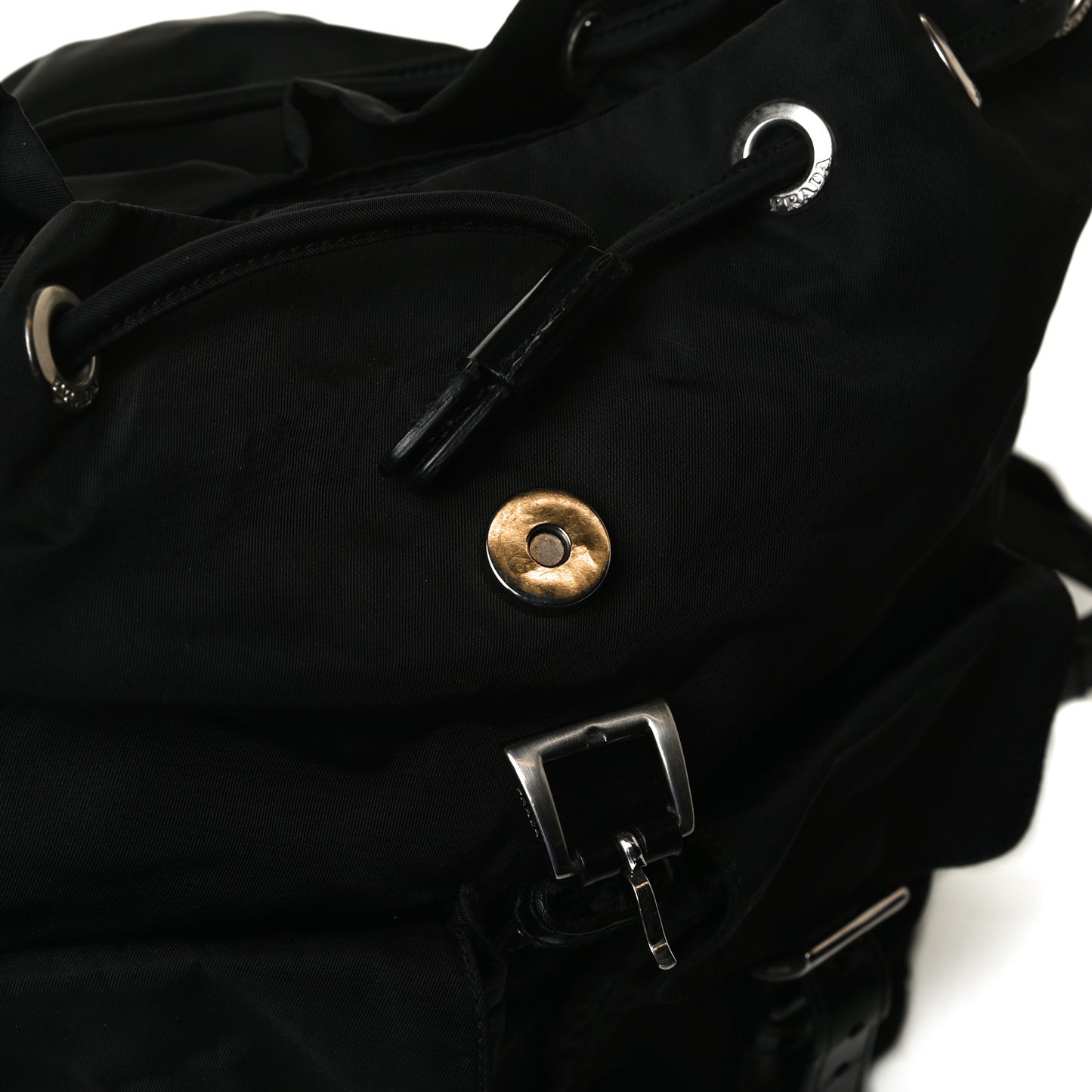Tessuto Nylon Vela Small Backpack Black